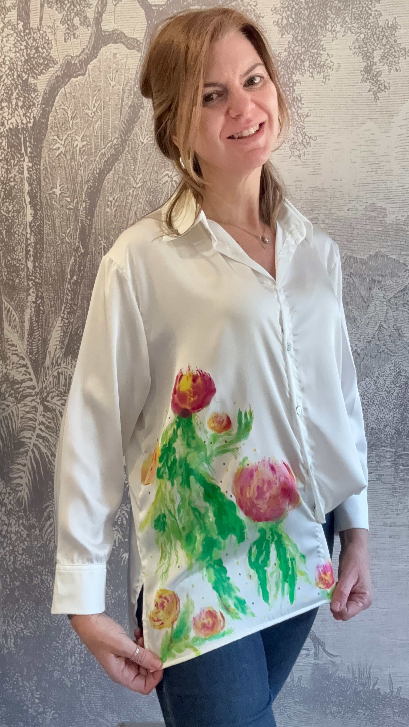 Blusa Tulipanes