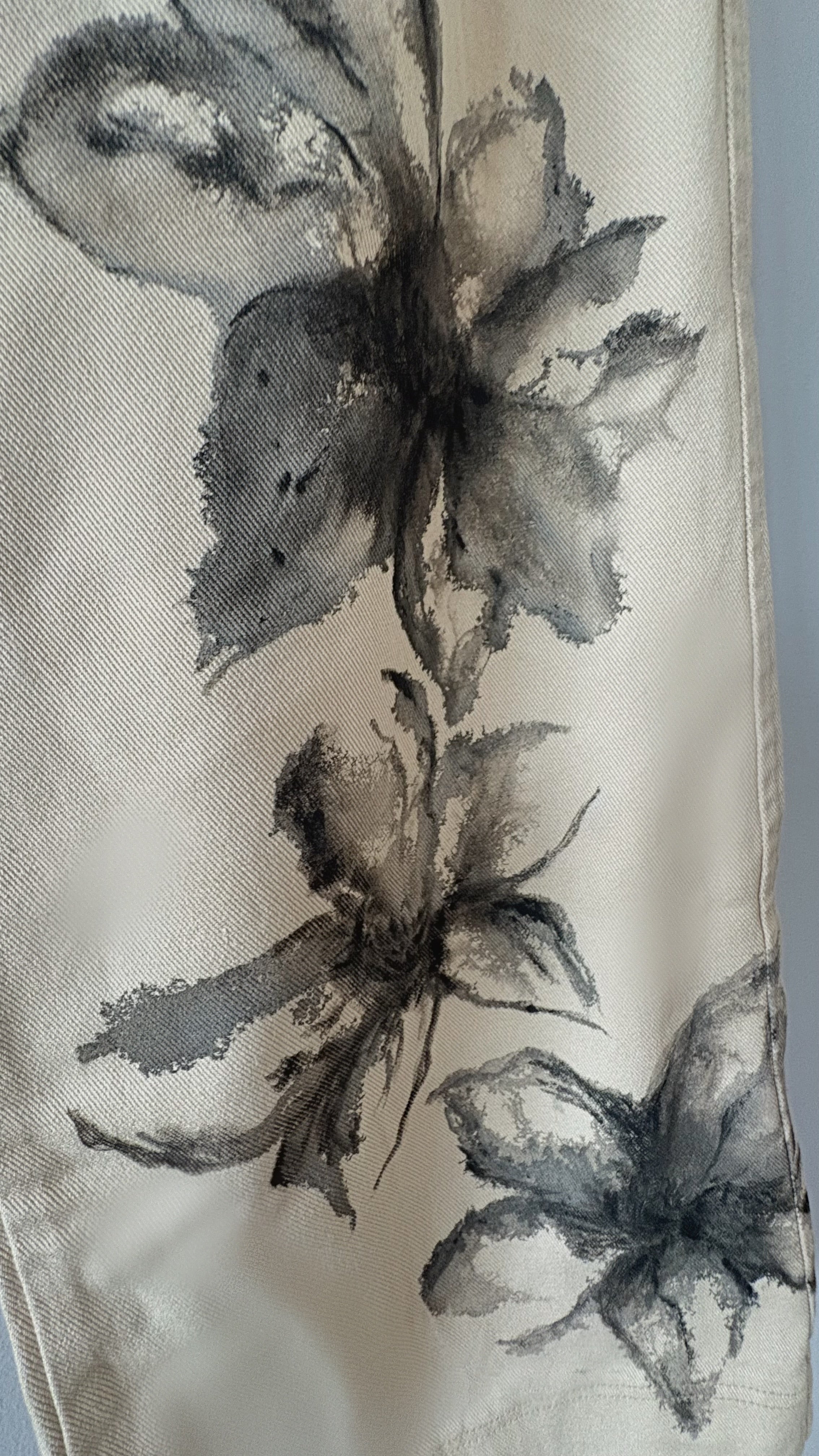 Pantalón Flor en Tinta