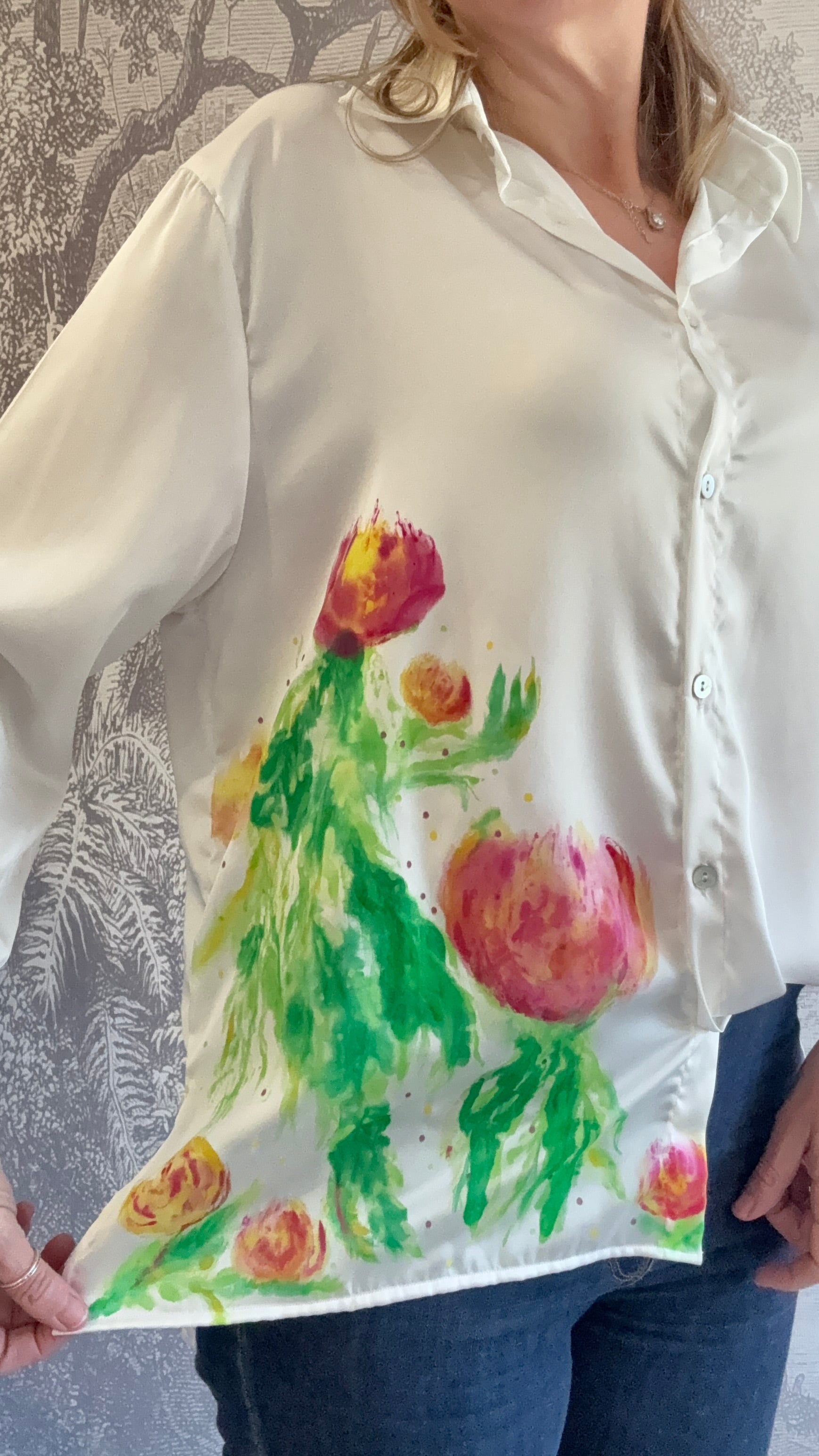 Blusa Tulipanes