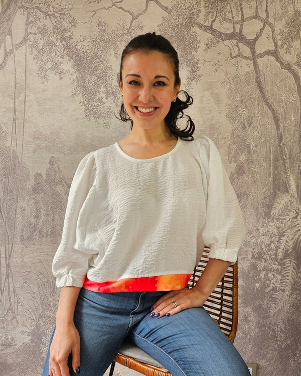 Blusa Bomber Naranjo