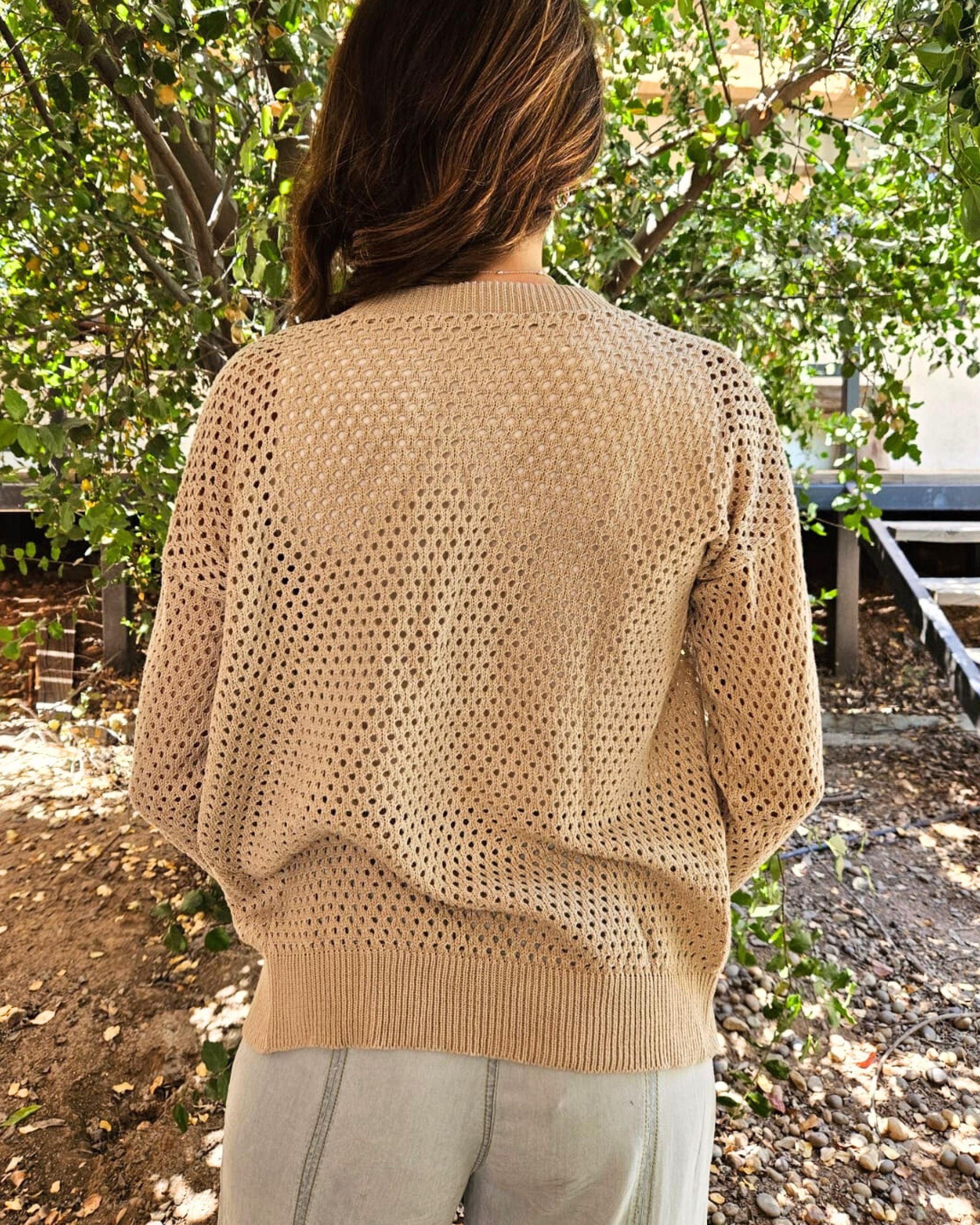 Chaleco Cierre Beige