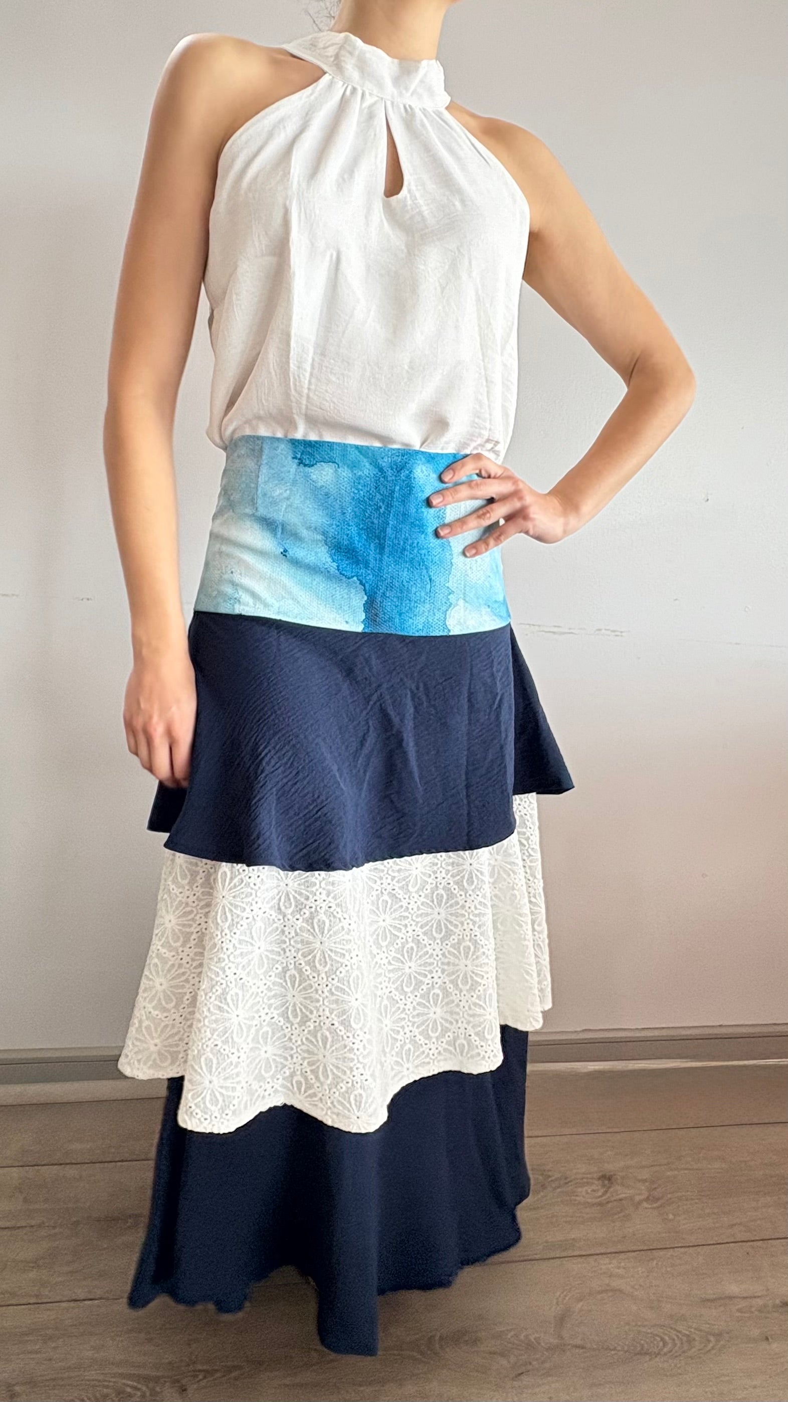 Pollera Cielo