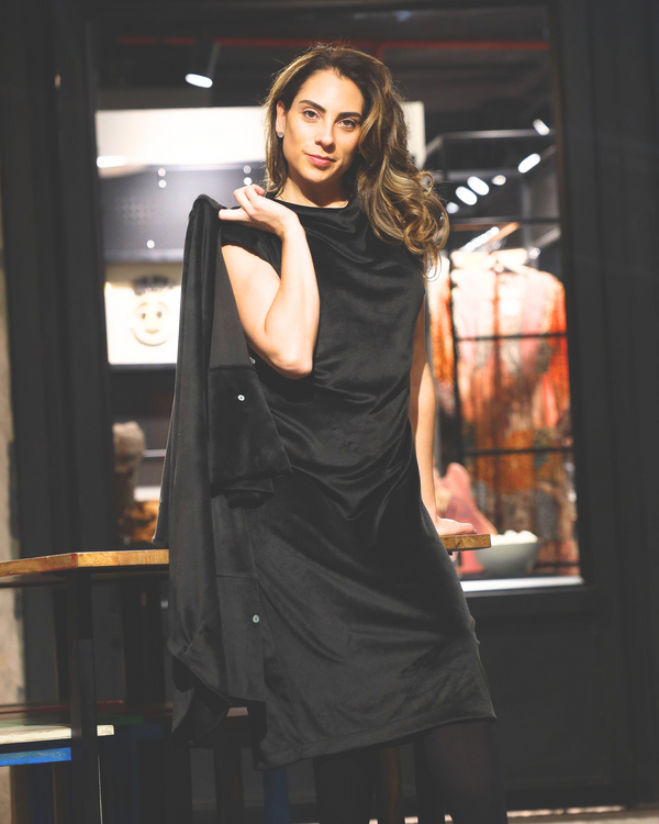 Vestido Velvet Negro