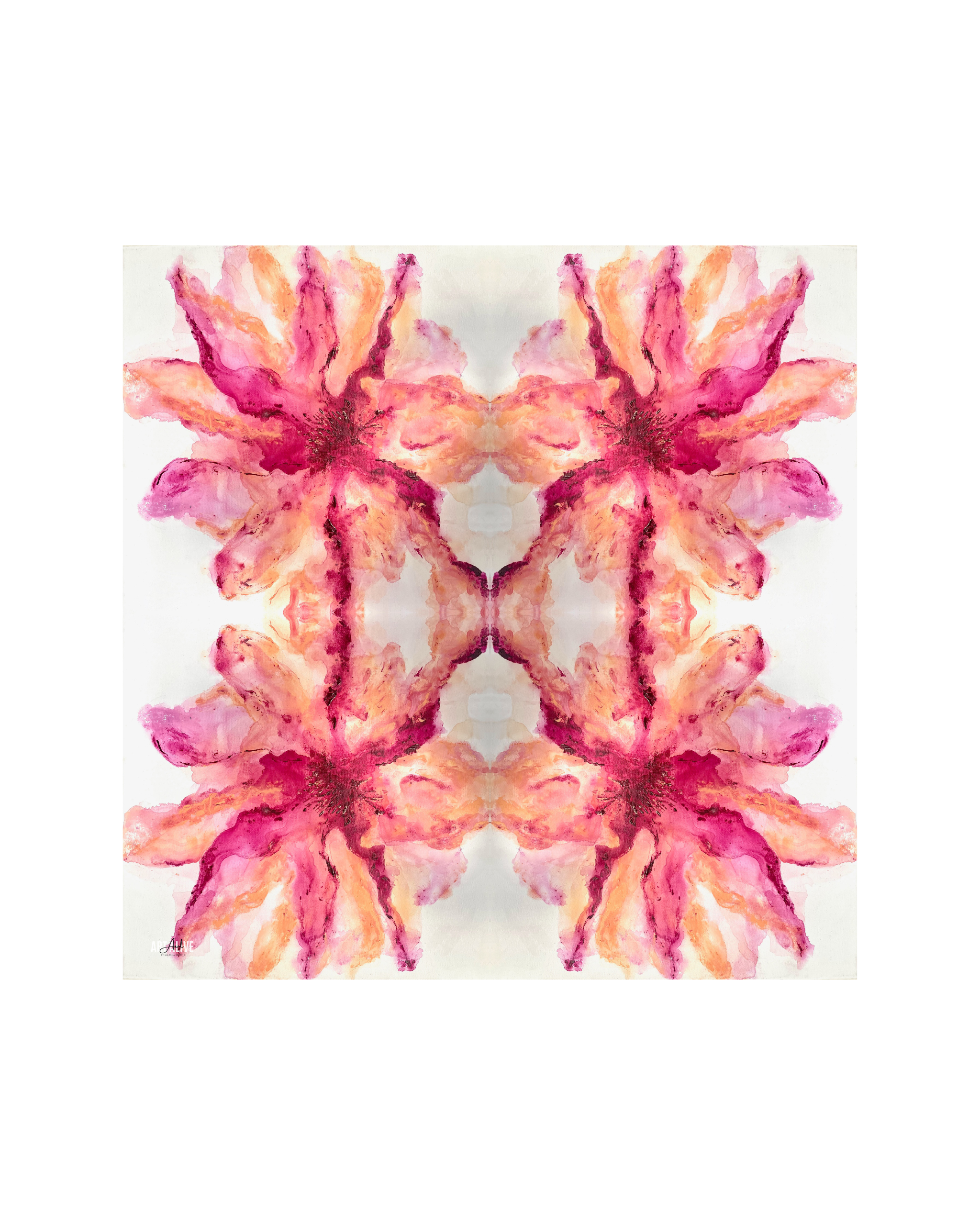 Pañuelo Lilium Fucsia Grande