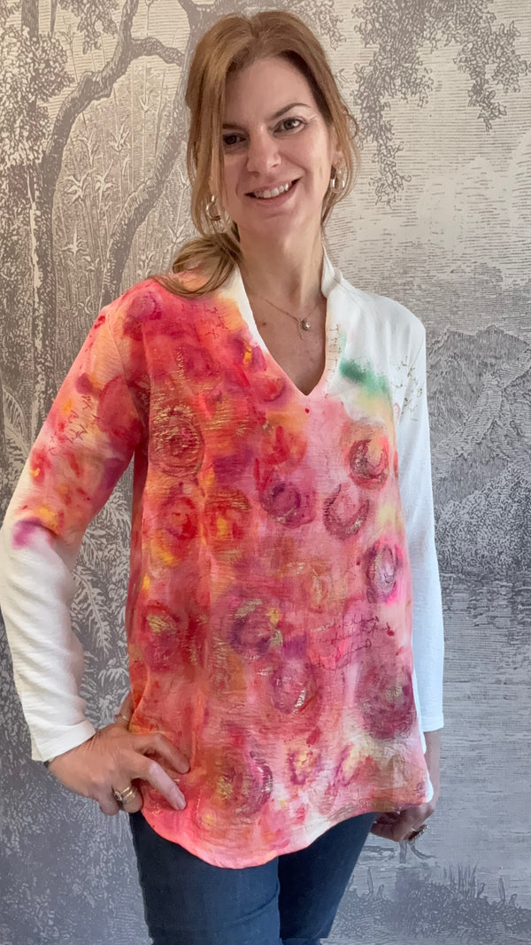 Blusa Flor de Piedra