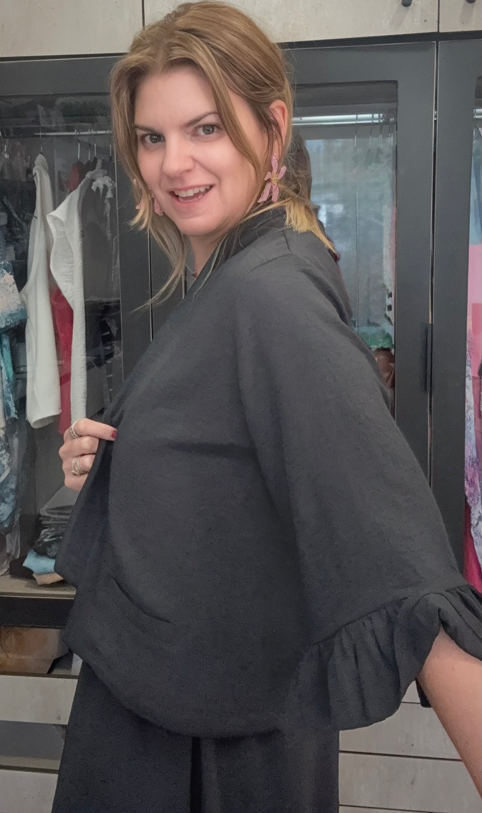 Chaqueta Minimal Negra