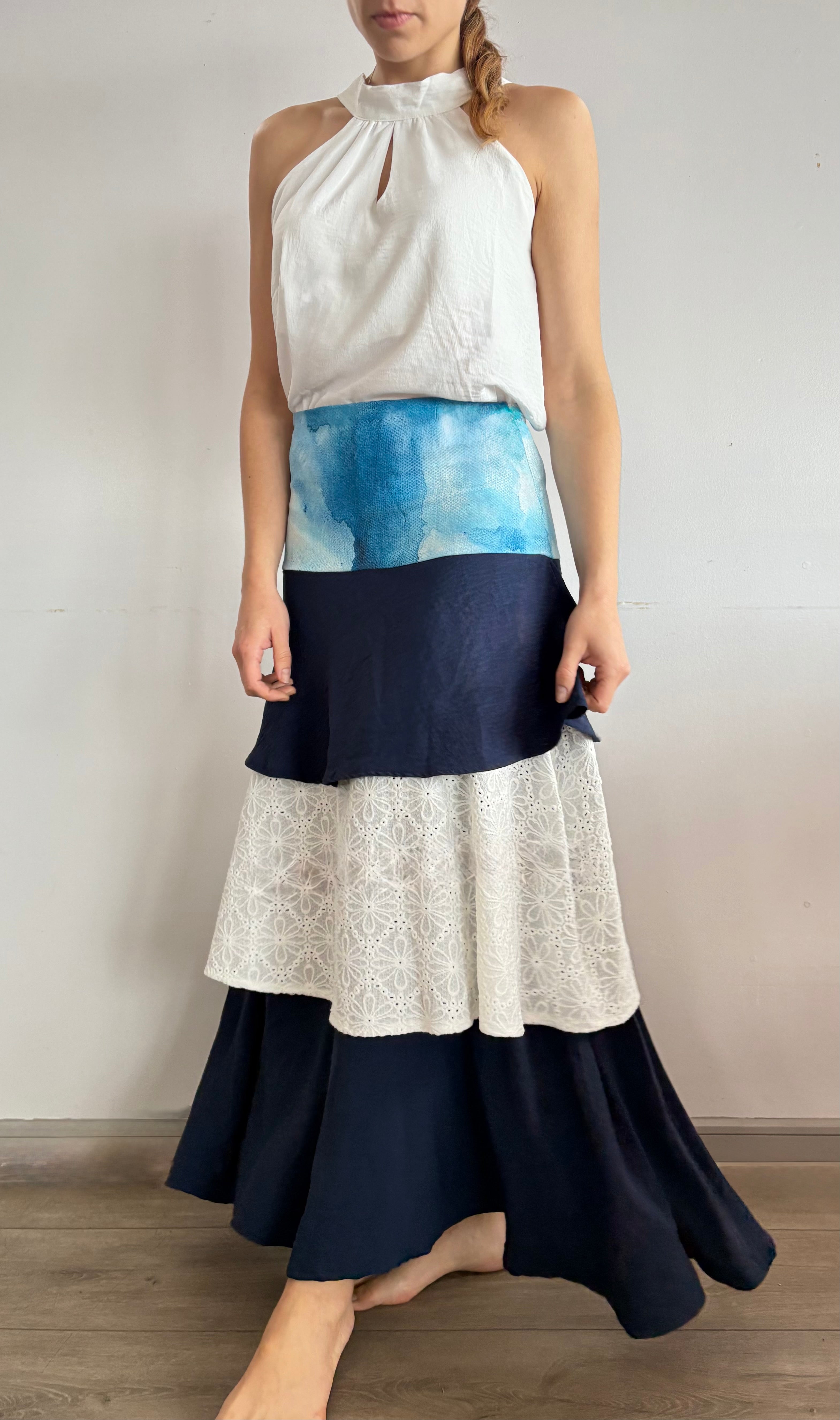 Pollera Cielo