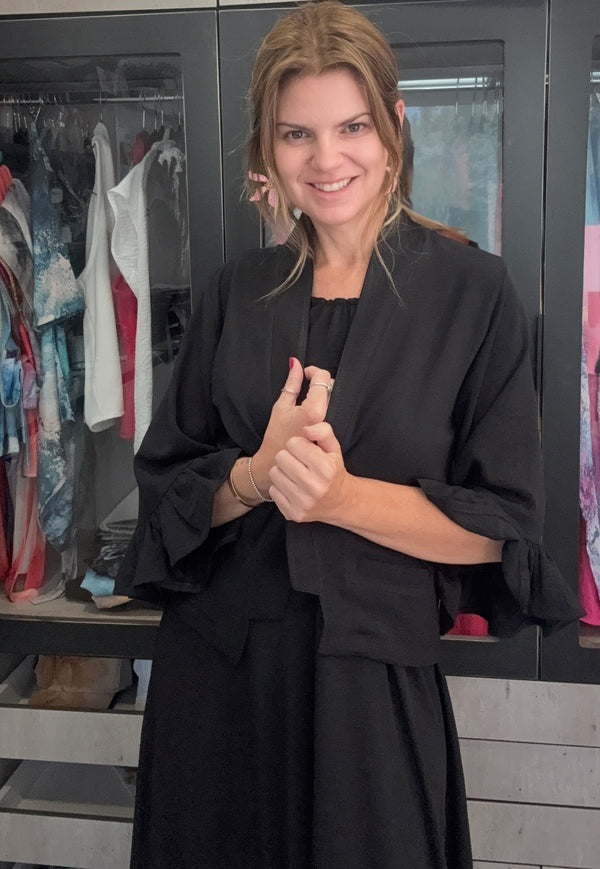 Chaqueta Minimal Negra