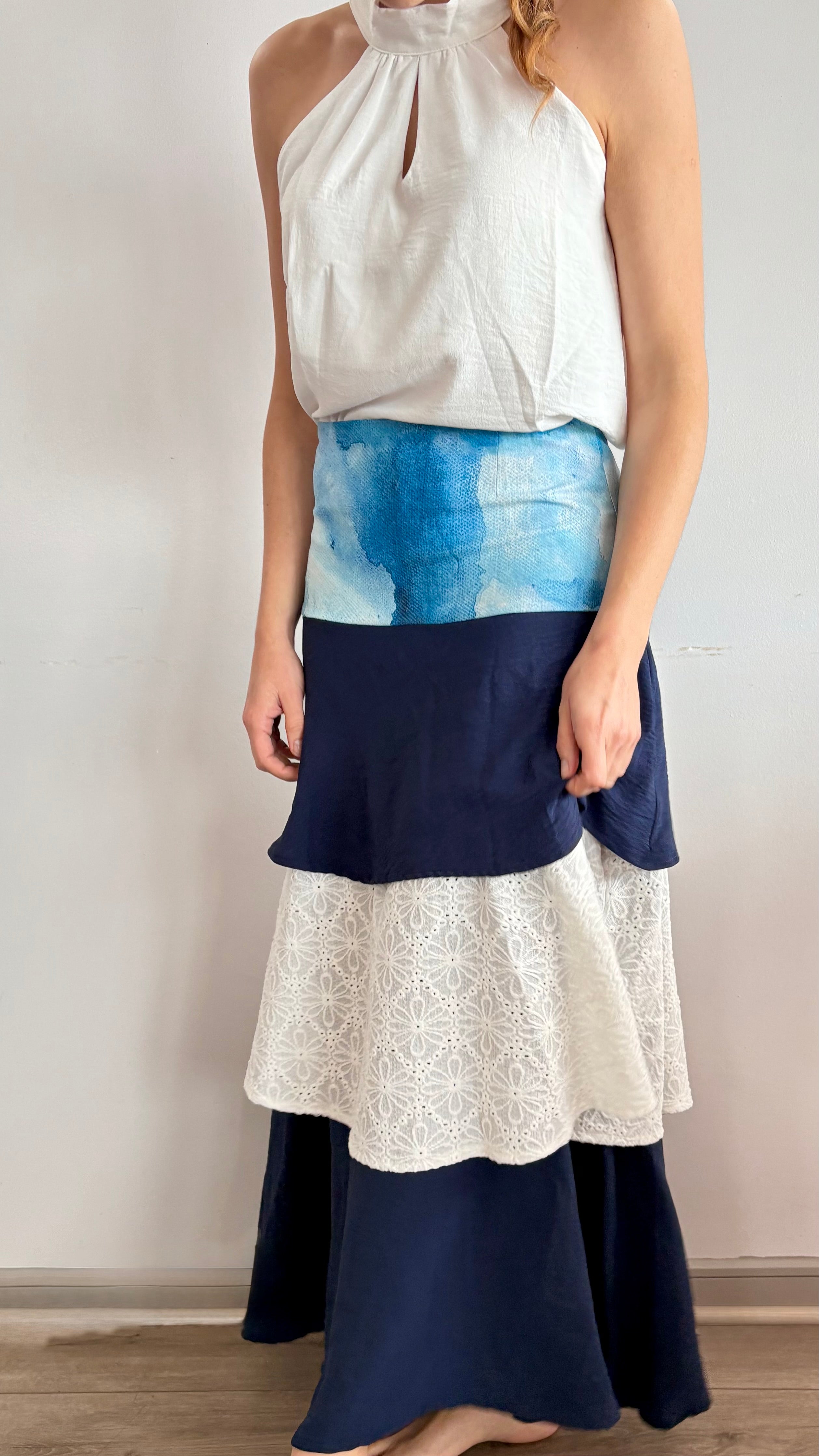 Pollera Cielo