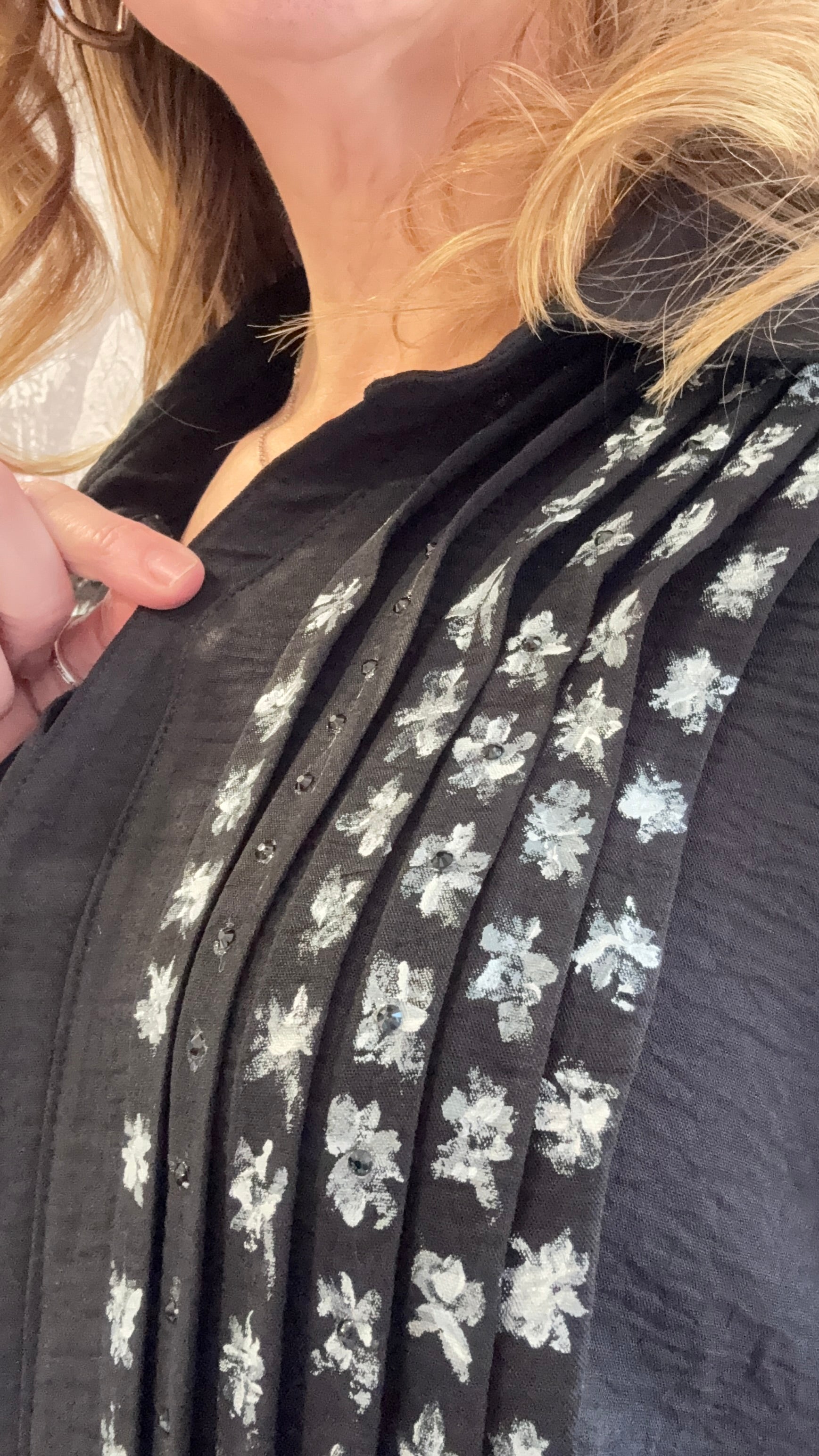 Blusa Flor de Piedra