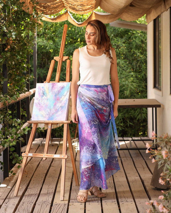 Pollera Envolvente Amapolas