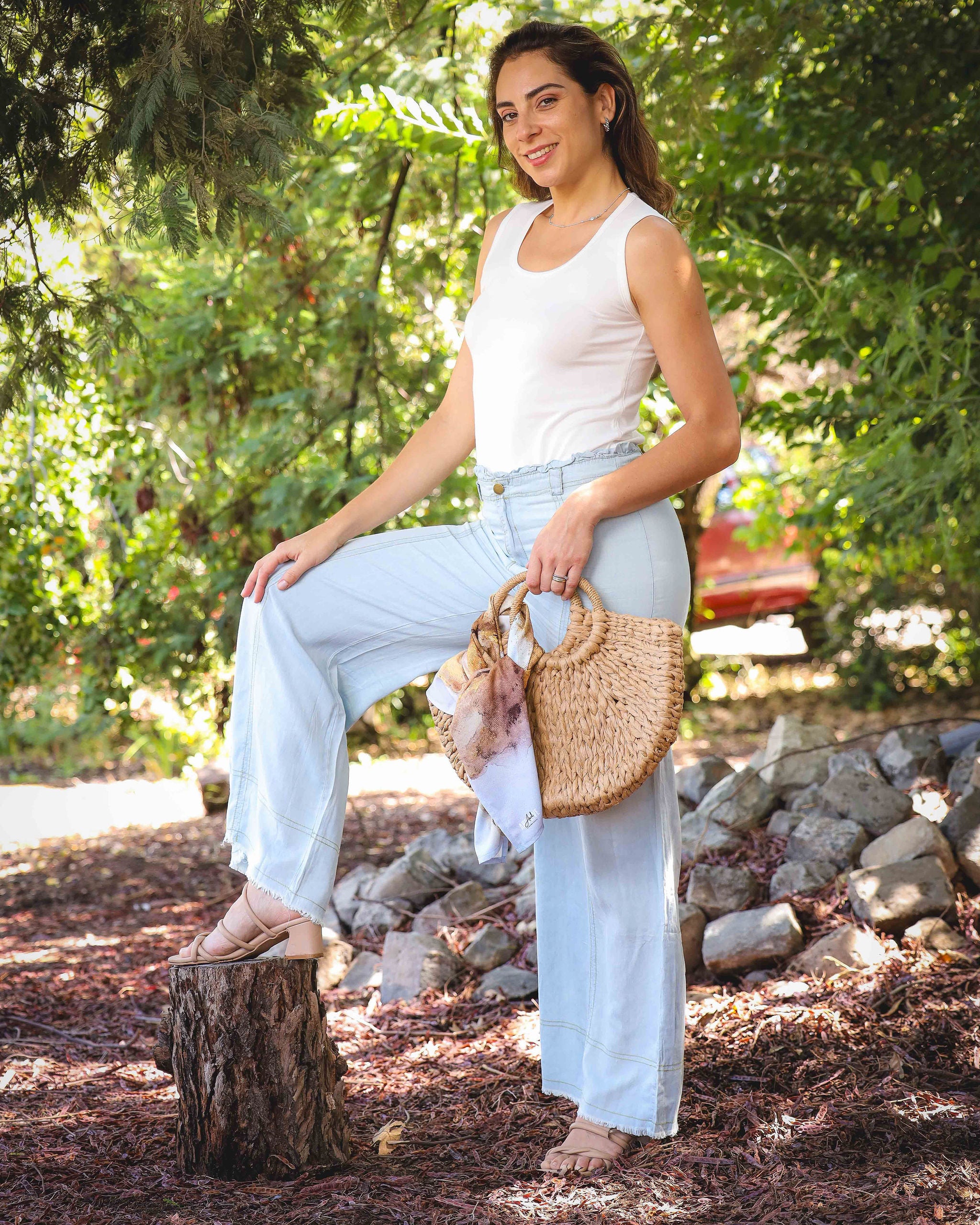 Cartera Hierba Beige