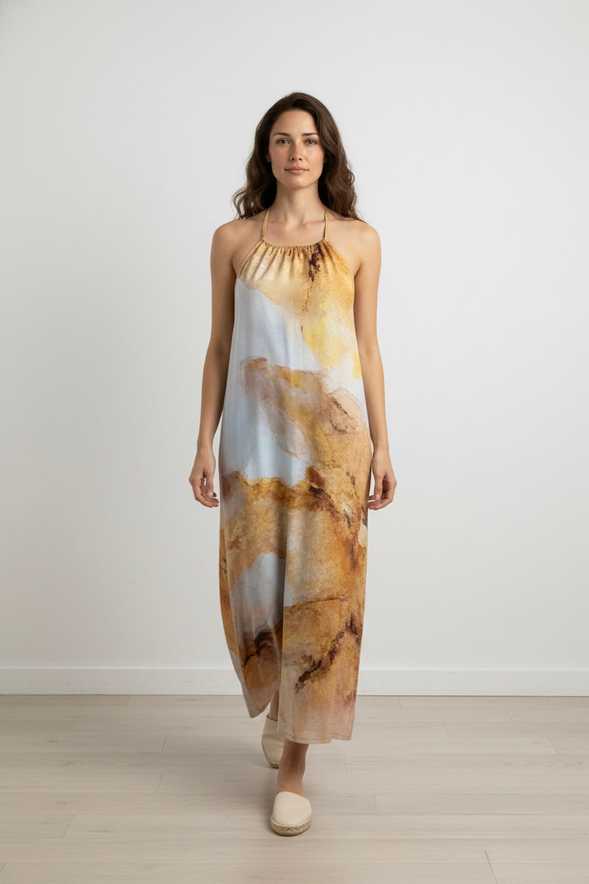 Vestido Lilium Dorado
