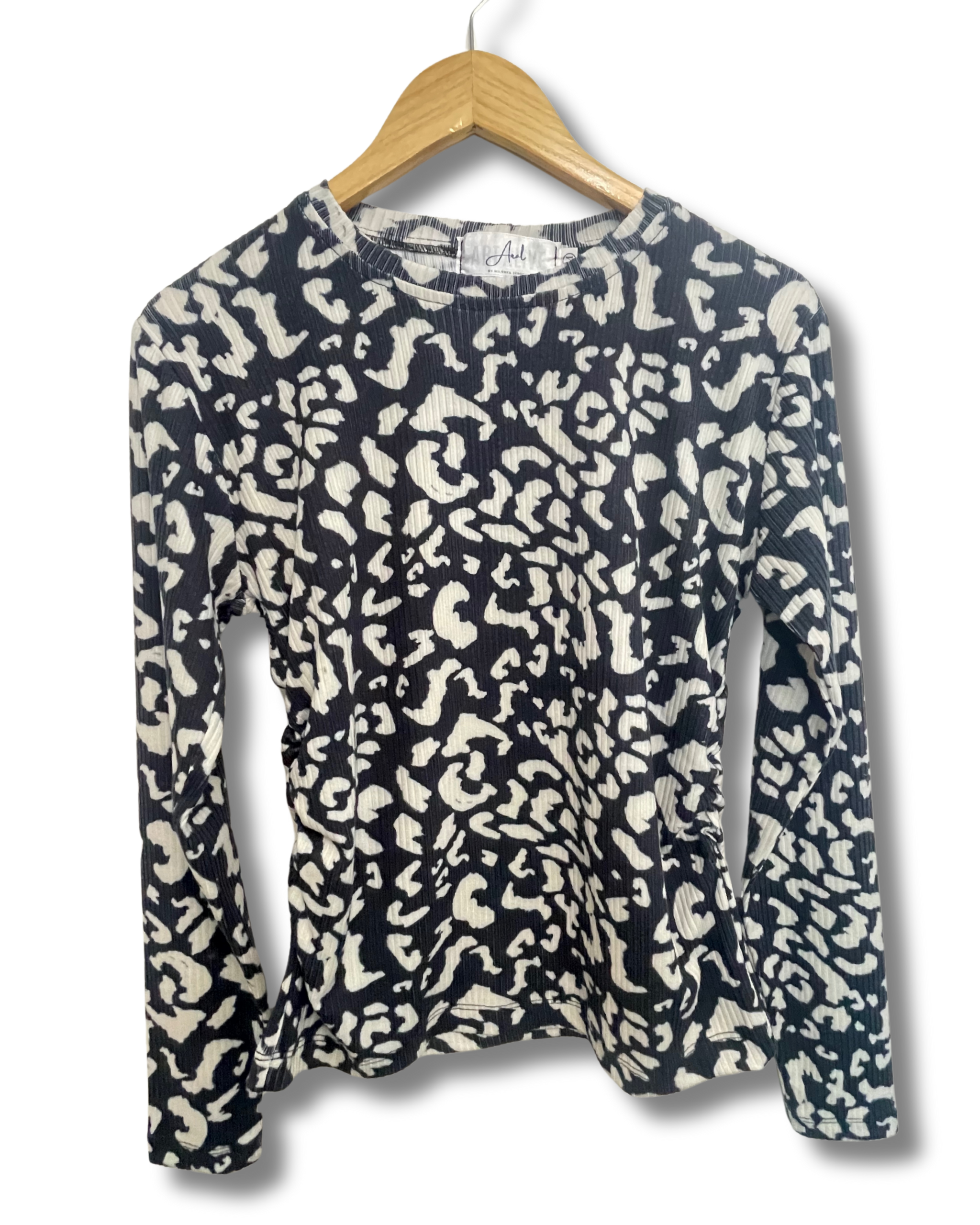 Polera Print Gris