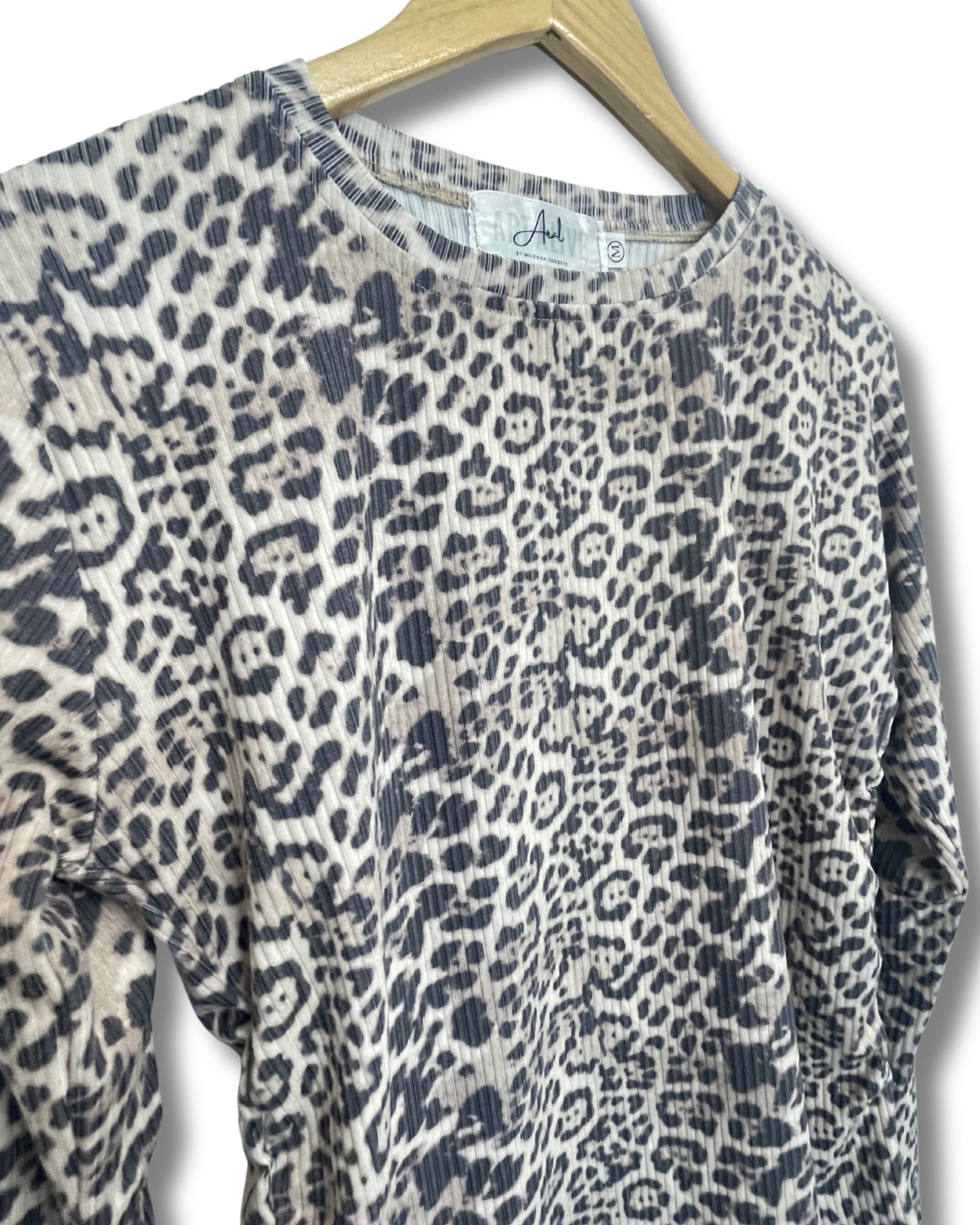 Polera Print Beige